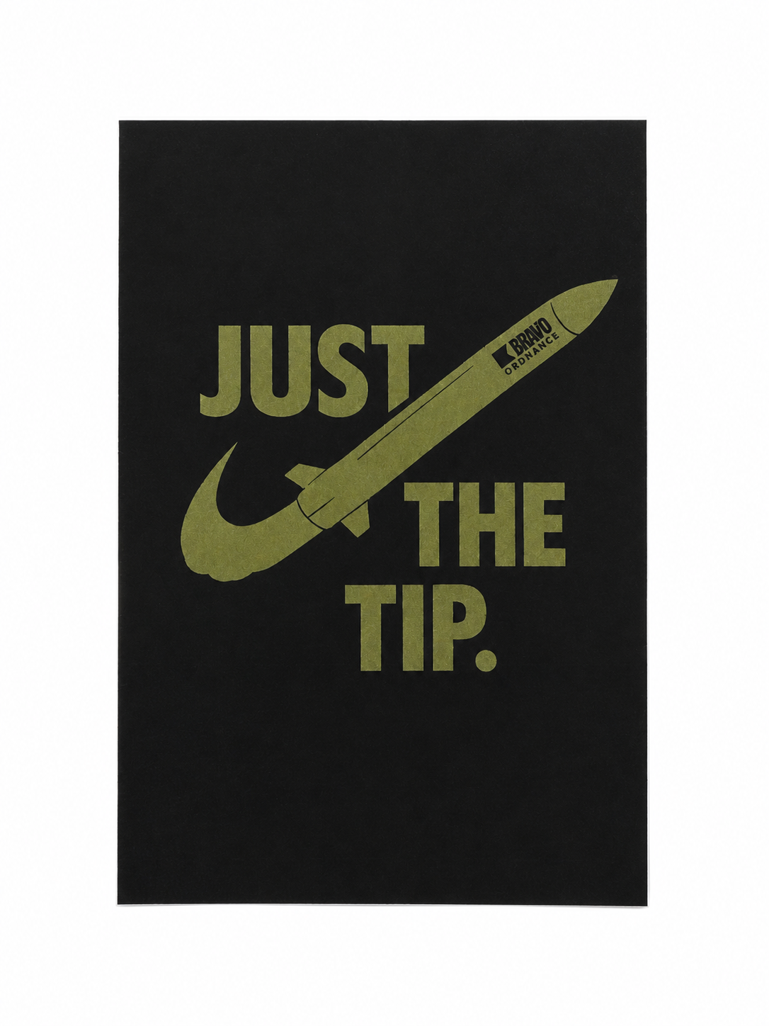 JUST THE TIP sticker